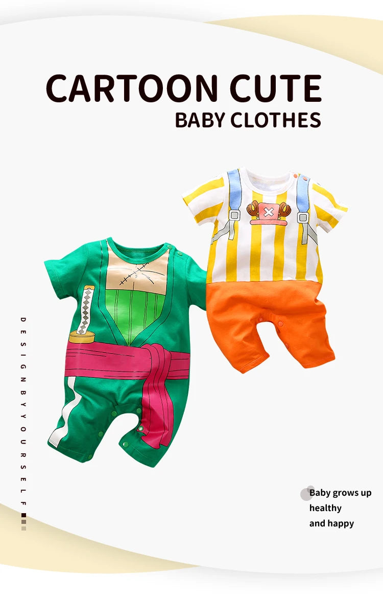 Toddler Anime Cosplay Dragon DBZ Costume Baby Boy Girl Romper Kid Demon Slayer Baby Clothes Newborn Onesie Jumpsuit 0-18 Months