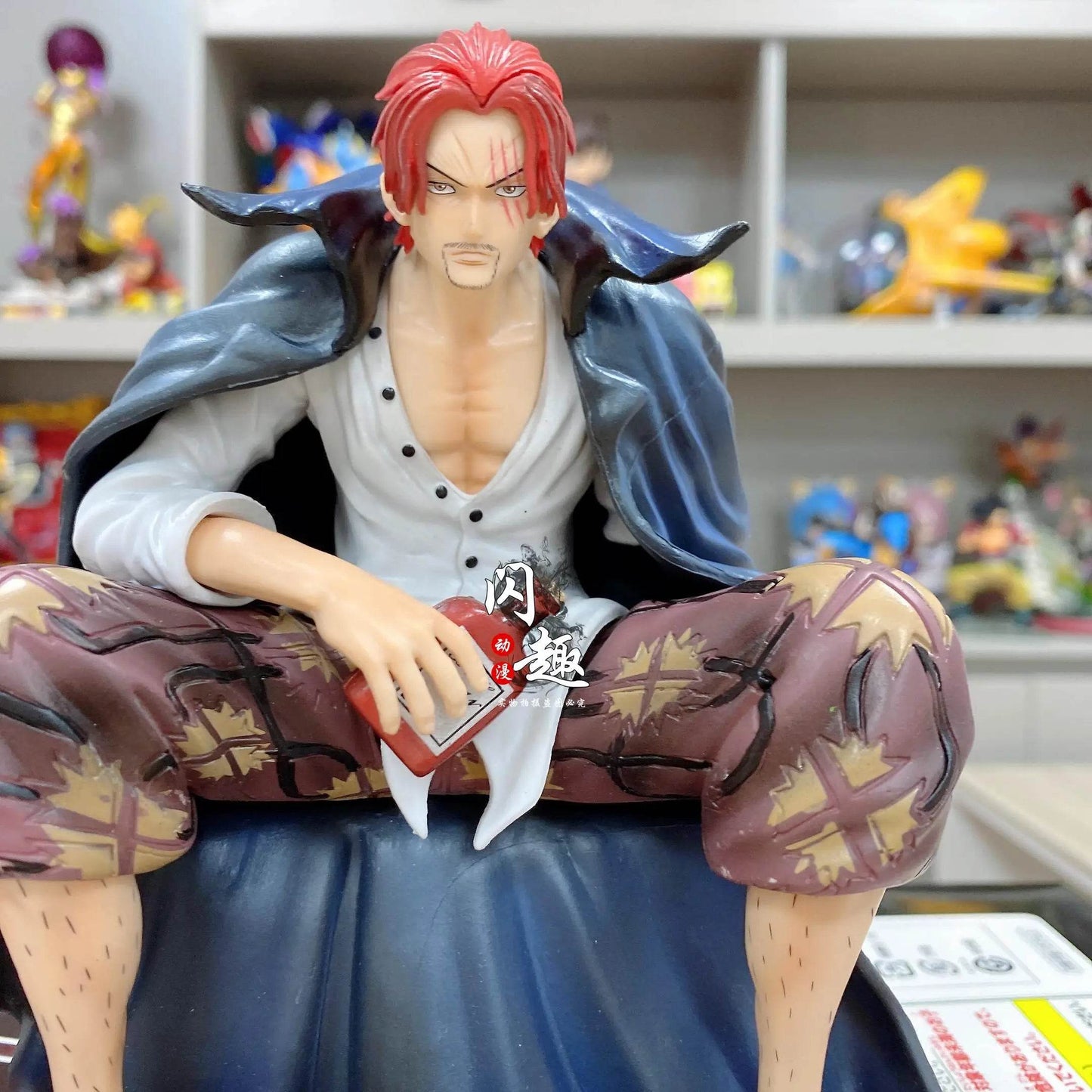 17cm One Piece Shanks Anime Figures Film Red Yonko Red Hair Shanks Action Figure PVC Statue Figurine Model Decoration Doll Toys - AIAZ