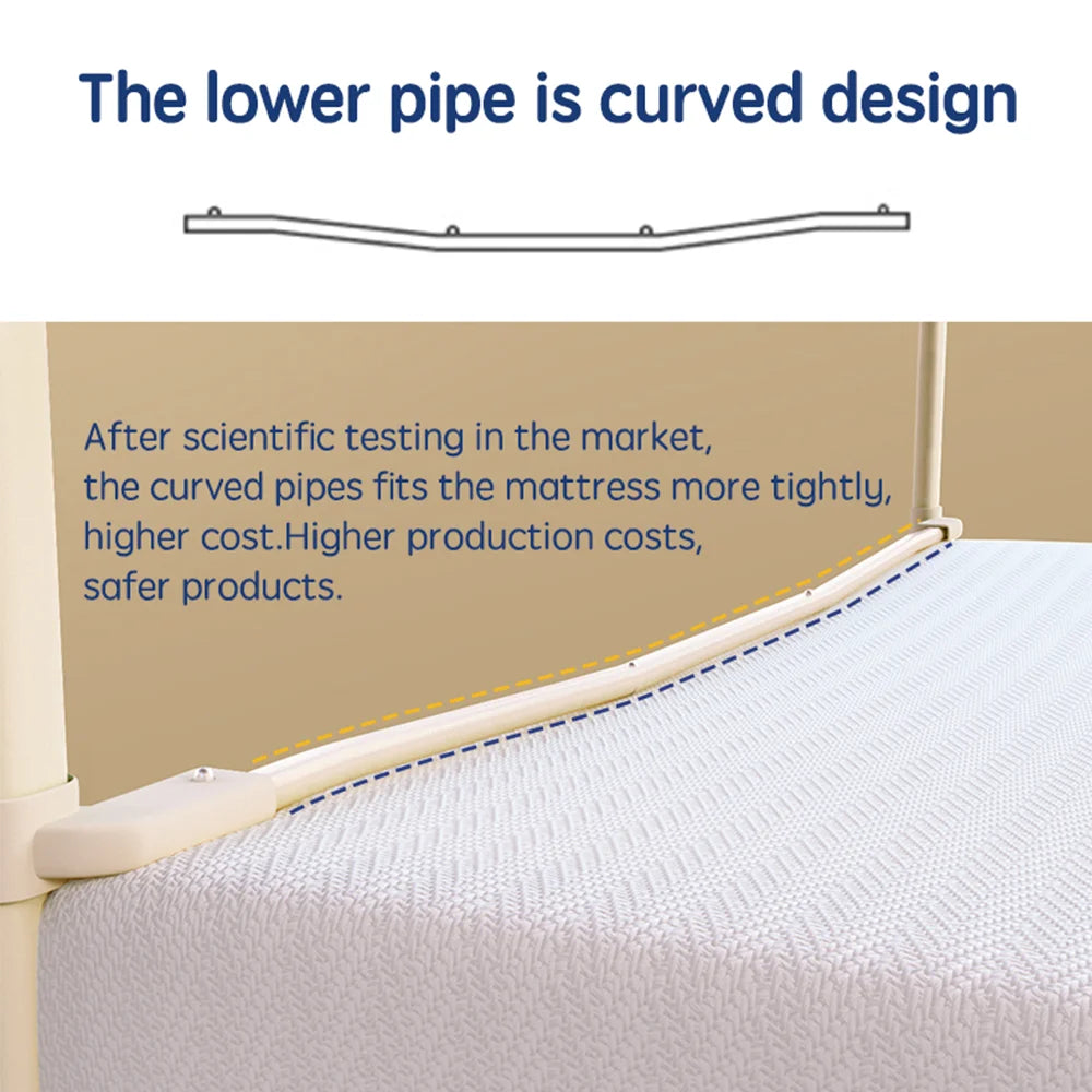 PANGDUBE 1pc Baby Bed Guardrail Bed Rail Guard for Kid Fence for Bed Protective Barrier for Bed Safety Railing for Children Bed
