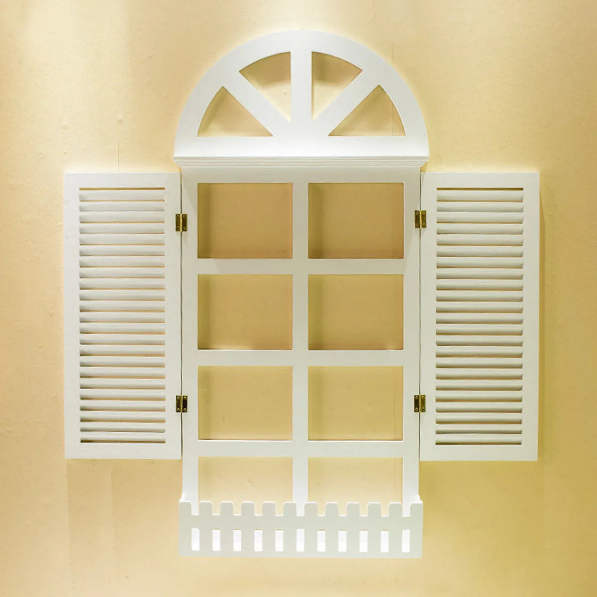 Farmhouse Window Frame Wall Decor, Rustic Wall Decoration, Living Room Fireplace Entryway Hallway Bedroom Art Home Decoration