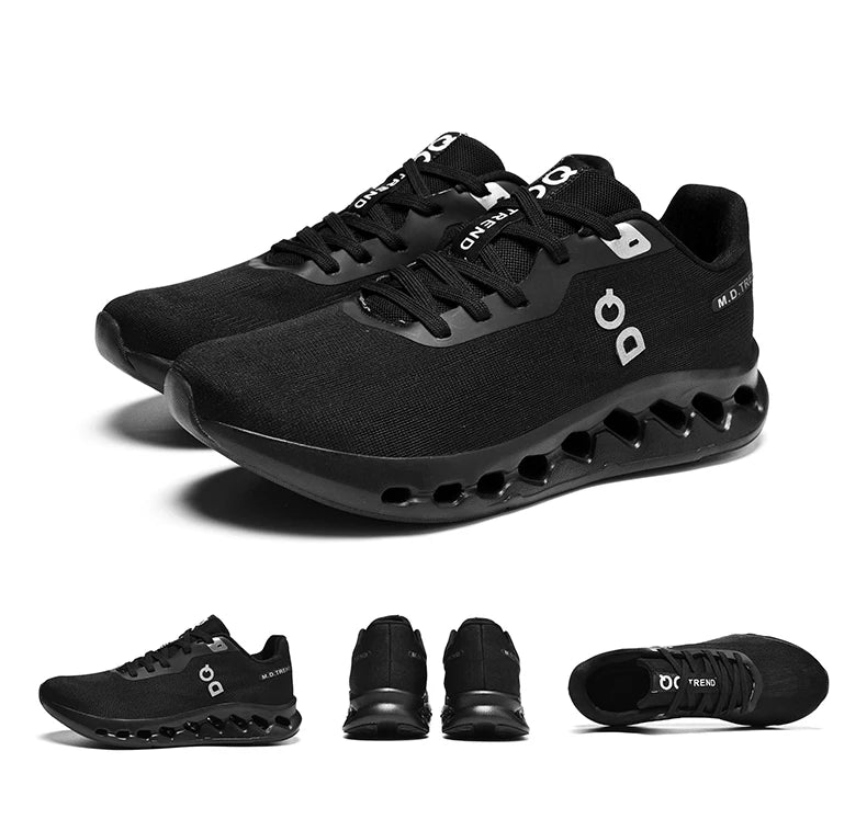 Men's Lightweight Running Shoes Anti-Slip Cushioning Breathable Mesh Sneakers for Jogging Gym Training Fitness Sport Walking