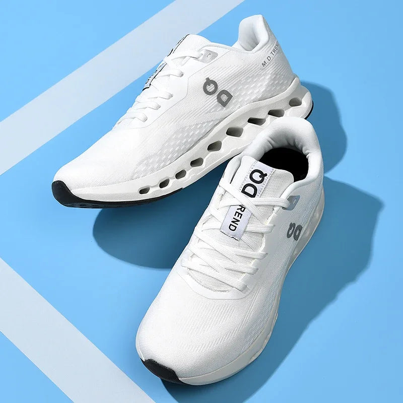 Fashion Cushioning Running Shoes for Men Lightweight Sneakers Breathable Tennis Shoes Non-Slip Sports Casual Walking Footwear