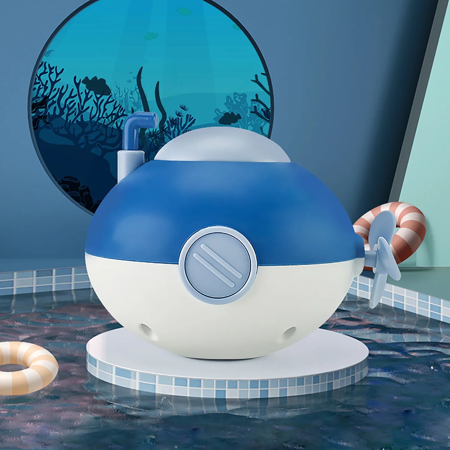 Baby Bath Toys Bathing Submarine Swimming Pool Water Play Game Chain Clockwork Bath Toys For Children Water Play Toy