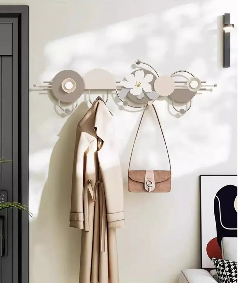 Iron Wall Hanging Grind Smooth Coat Hanger Hooks Hat Organization Creative Door Hanger Storage Rust-proof Home Storage