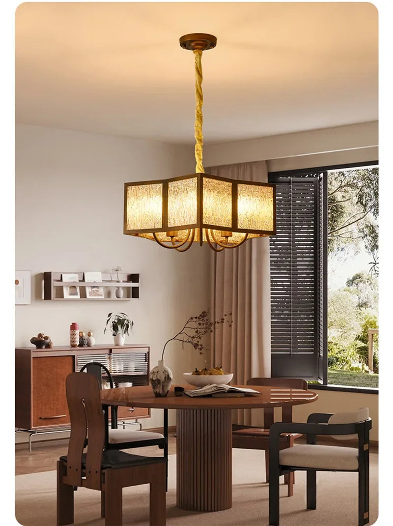 TEMOU Contemporary Restaurant Pendant Lamp French Retro Bedroom Study Villa Hotel Rooms Bar Counter Cafe Aisle Light