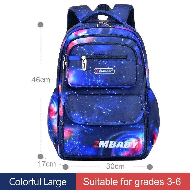 Back to School Adjustable Kids School Backpack for Boys Girls Lightweight Growth Design Waterproof Elementary Primary school Boo - AIAZ