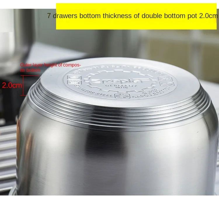 Premium Induction Cookware Set, High-Grade Inox Casseroles, Frypan, Saucepan, Kitchen Utensils & Tools, Efficient Cookware