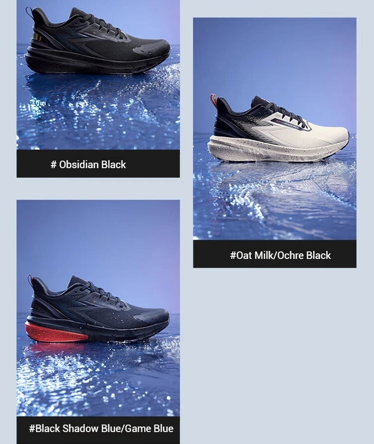361 Degrees Rainblock 7.0 Men Running Shoes Anti Splash Rainproof Technology Non-Slip Cushioning Rebound Male Sneakers 672432239