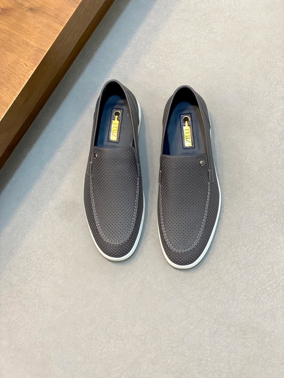 OECHSLI Shoes Cowhide Suede 2025 new breathable comfortable quality genuine leather comfort Men‘s European big size 38-46