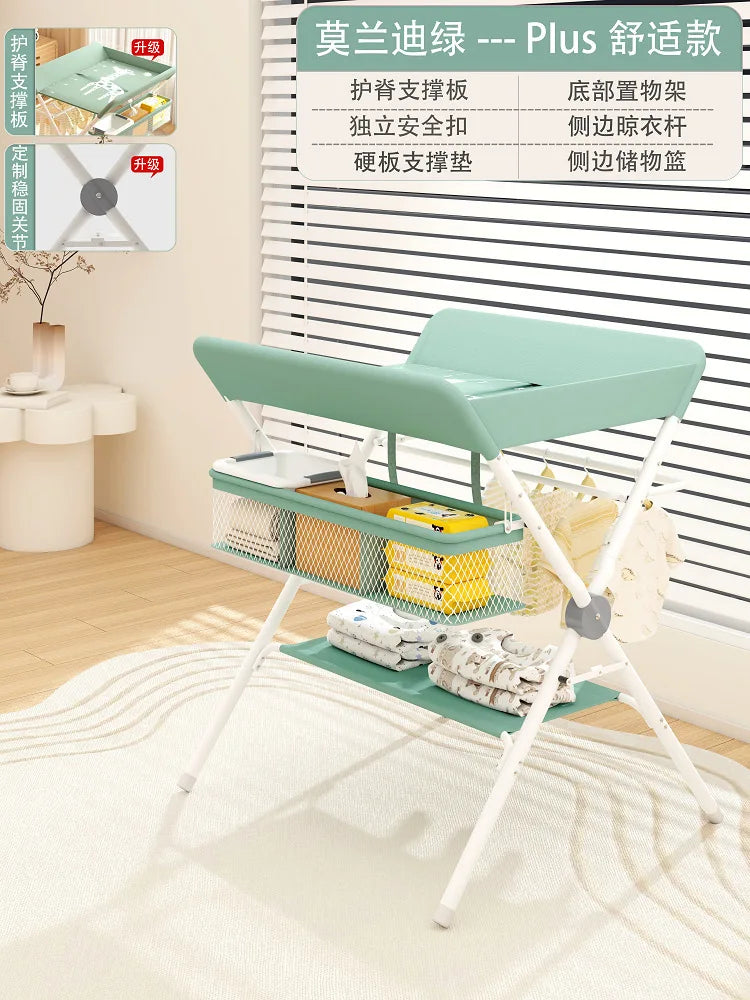 Baby Care Table Portable Multi-functional Baby Changing Table Children's Massage Foldable Bath Table