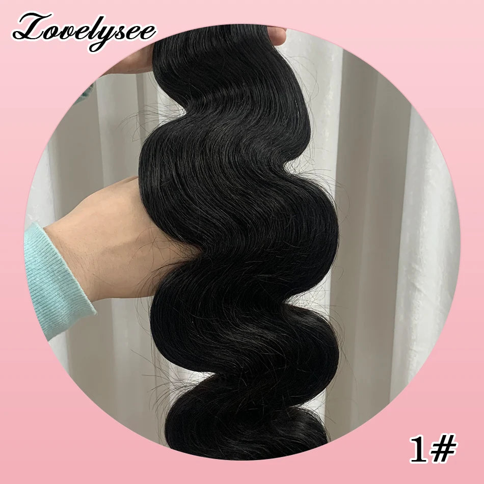Body Wave Clip In Human Hair Extensions Brazilian 100% Remy Human Hair 10Pcs Clip In Hair Extensions For Women Full Head Clips