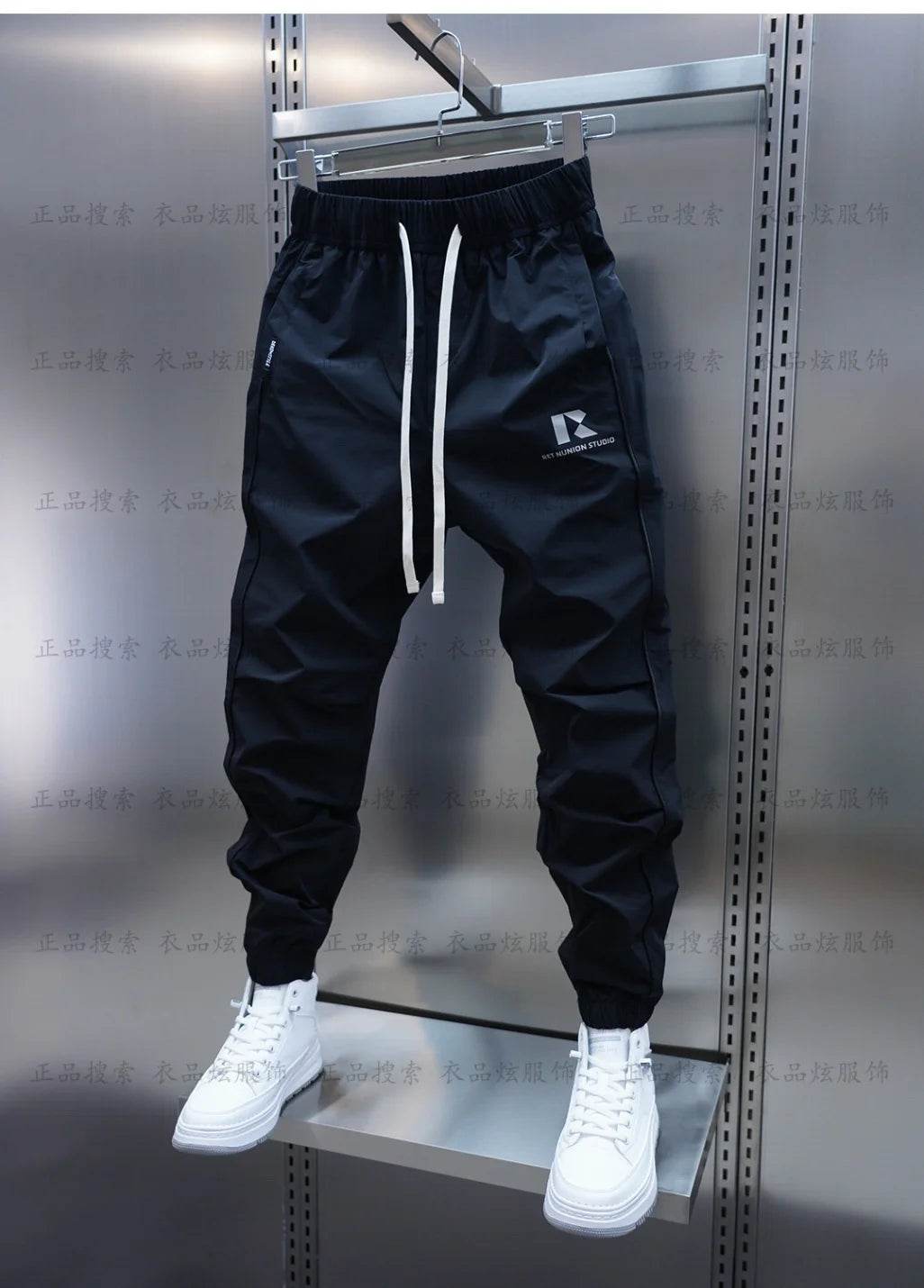 2025 Spring Autumn Men's Trousers Fashion Streetwear Joggers Pants Men Casual Men Clothing Elastic Waist Sweatpants Cargo Pants - AIAZ