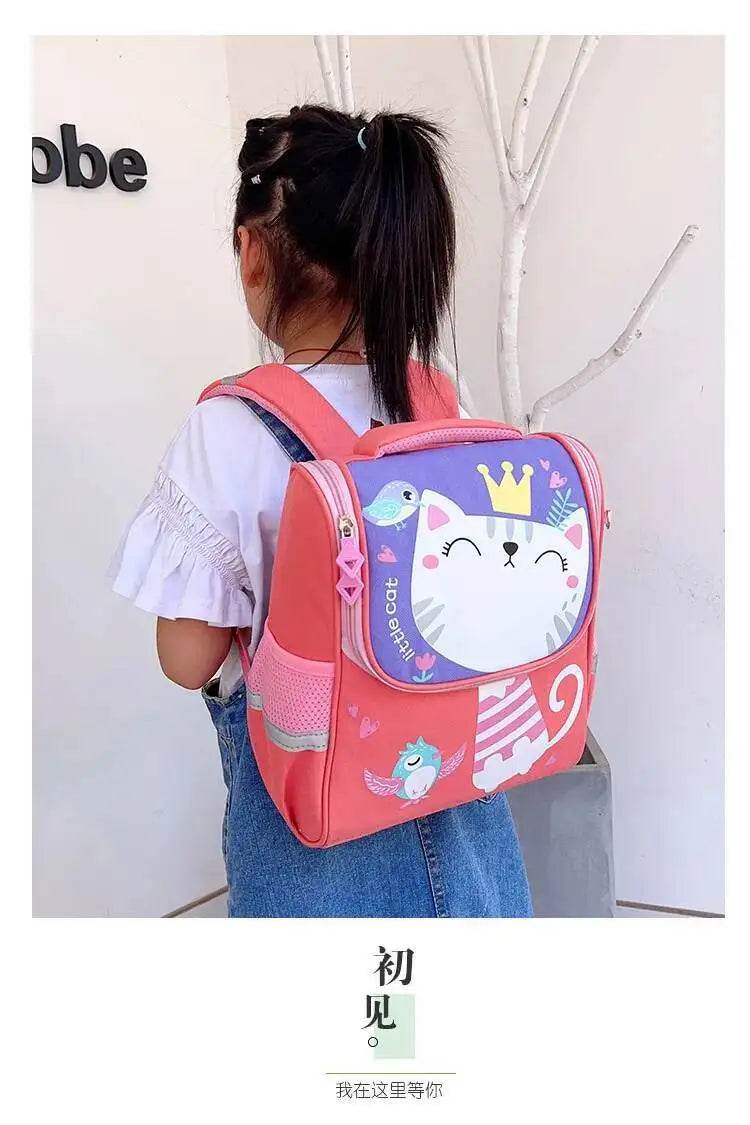 Children School Bags Girls Boys Backpacks Kindergarten Schoolbag Cartoon Animal Toddler Kids Backpack For 2-8 Years - AIAZ