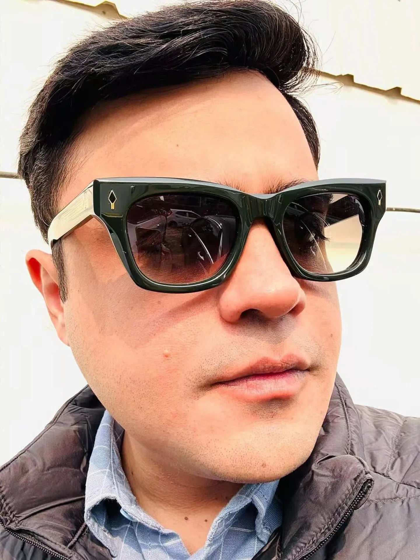 Photochromic Lense DEALAN EOPXY Thick Acetate Business Sunglasses Women Cat Eye Vintage Retro Outdoor Eyewear Shades For Sun