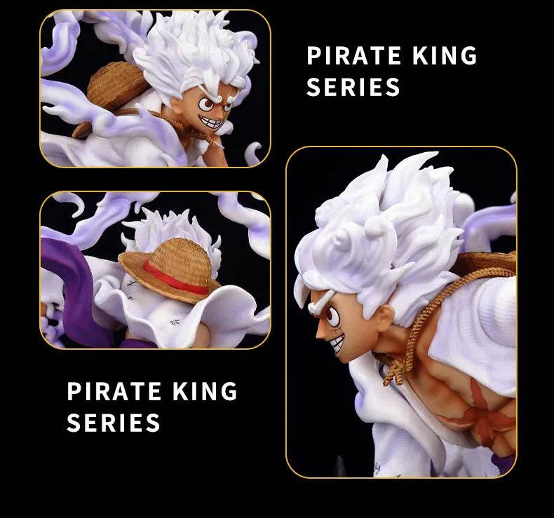 20cm One Piece Figure Nika Luffy Gear 5 Sun God Nika Luffy Figurine Action Figures PVC Statue Collection Model Doll Toys Gift - AIAZ