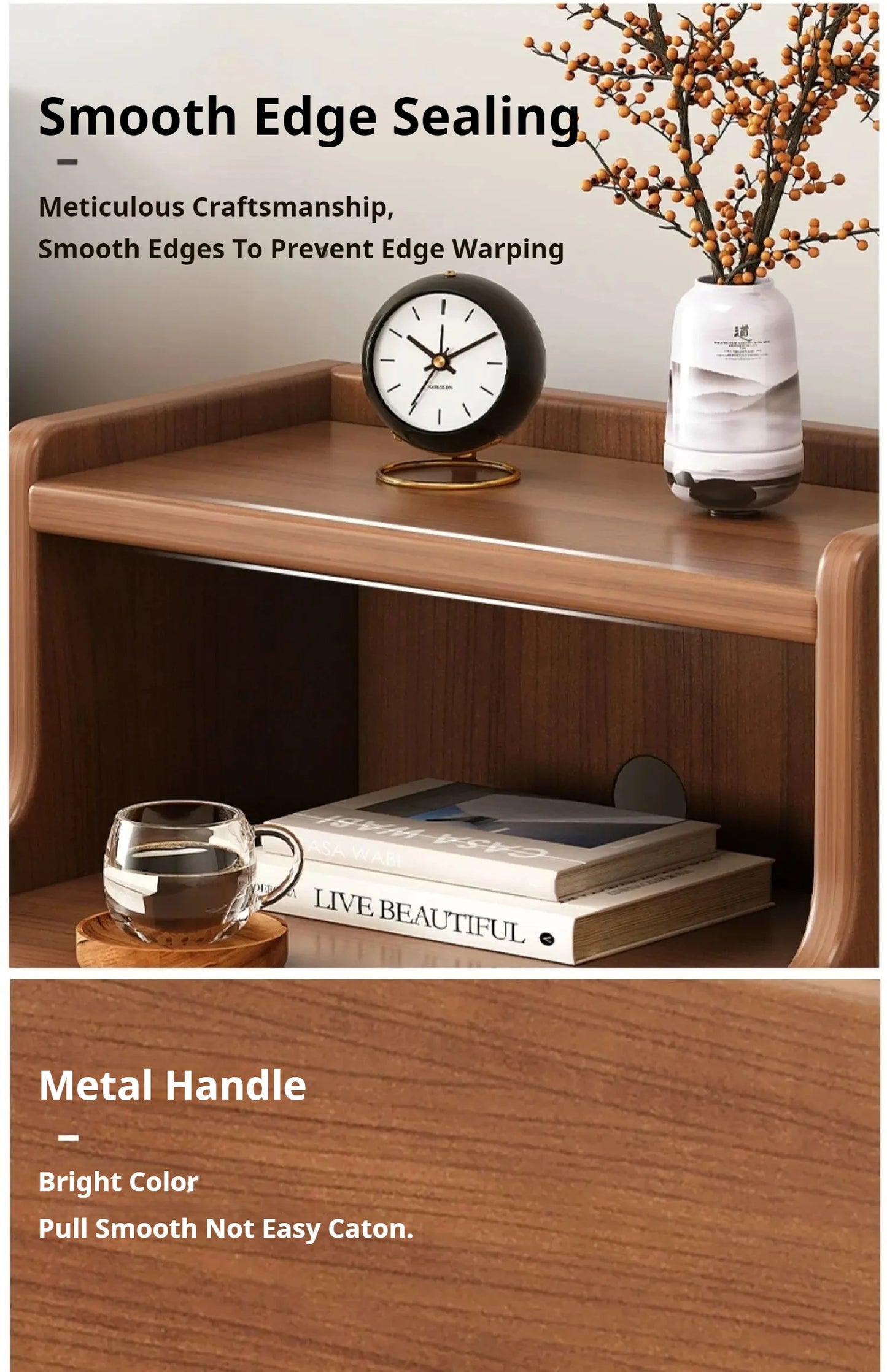 Modern Nightstands Bedroom Small Bedside Corner Night Stands Narrow Drawers Mobila Pentru Dormitor Bedroom Set Furniture