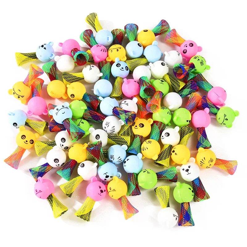 Creative Animal Jumping Doll Toys Cartoon Multicolor Bouncing Elf Christmas Gift Kids Birthday Party Favors Toys School Prizes - AIAZ