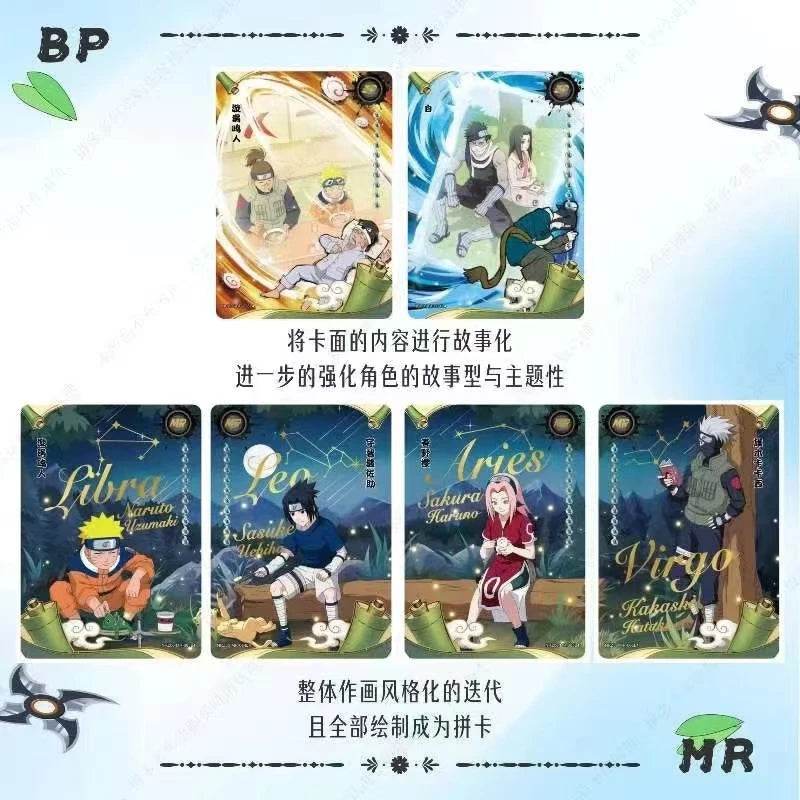 KAYOU Genuine Naruto Cards Box Anime Figure Card Booster Pack Sasuke Collection Flash Card Toy Birthday Christmas Gift for Kids - AIAZ