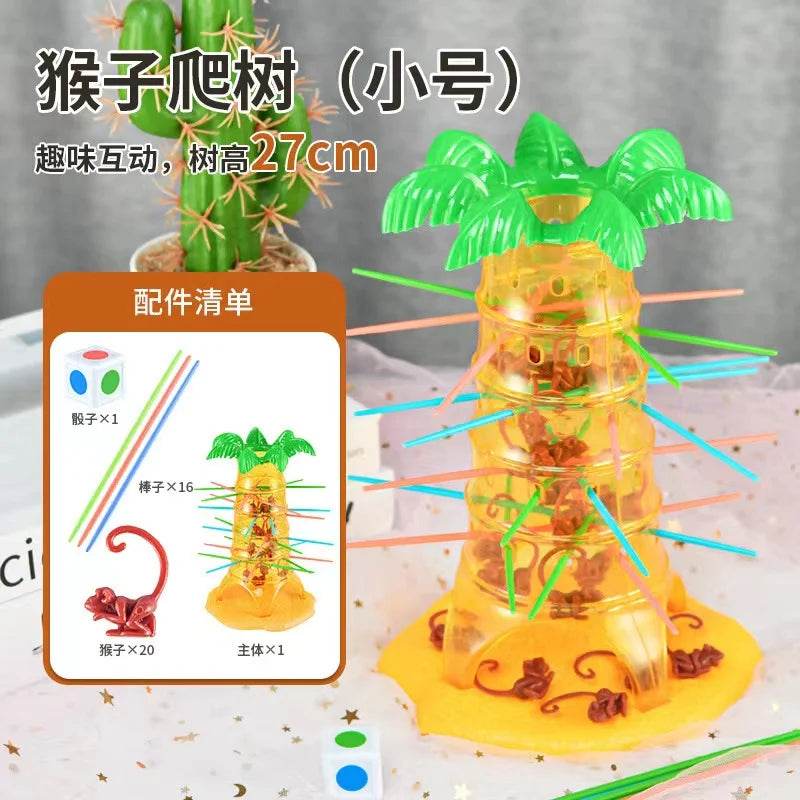 Monkey Climbing Tree Game Toy Children Interesting Intelligence Toys Climbing Desktop Game Party Game Toys Birthday gift For Kid - AIAZ