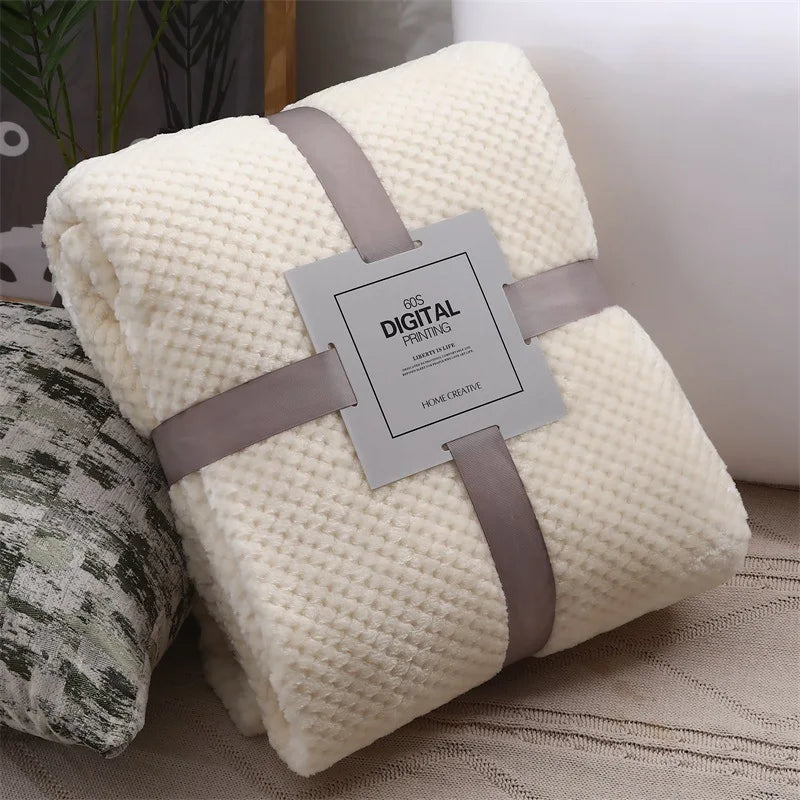 New Winter Blanket Home Warm Sherpa Soft Sofa Cover Throw Newborn Wrap Kids Bedspread Travel Textile Fleece Thick Warm Blanket