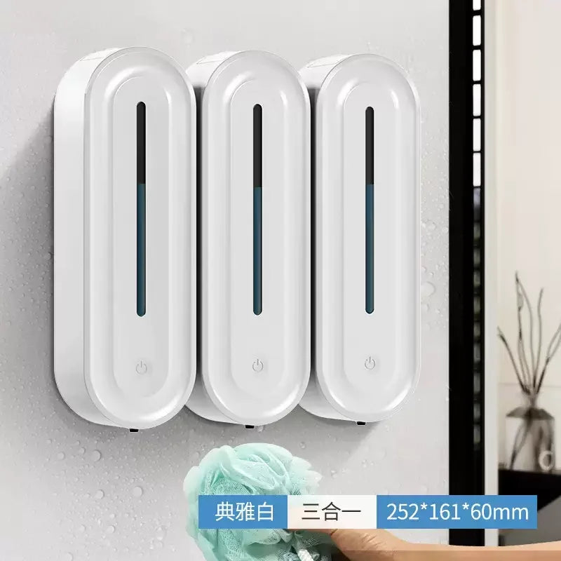 420ML Wall-mounted Automatic Liquid Soap Dispensers Kitchen Touchless Induction Sensor Hotel Malls Bathroom Accessories