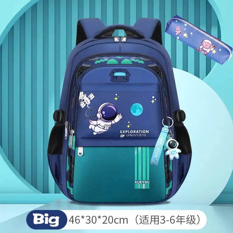 School Bags for Boys Shoulder Backpack Bagutte Children Spinal Protection Light Big Capacity New Astronaut Waterproof Kids - AIAZ