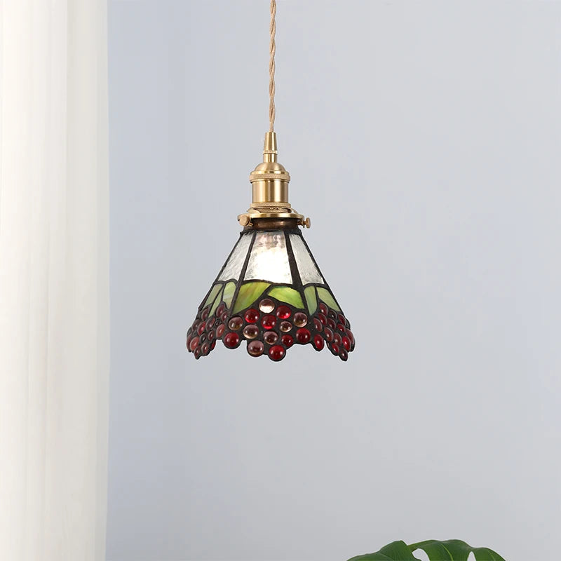 IWHD 2022 NEW Nordic Glass LED Pendant Lights Fixtures Copper Bedroom Dinning Room Restaurant Modern Hanging Lamp Lighting
