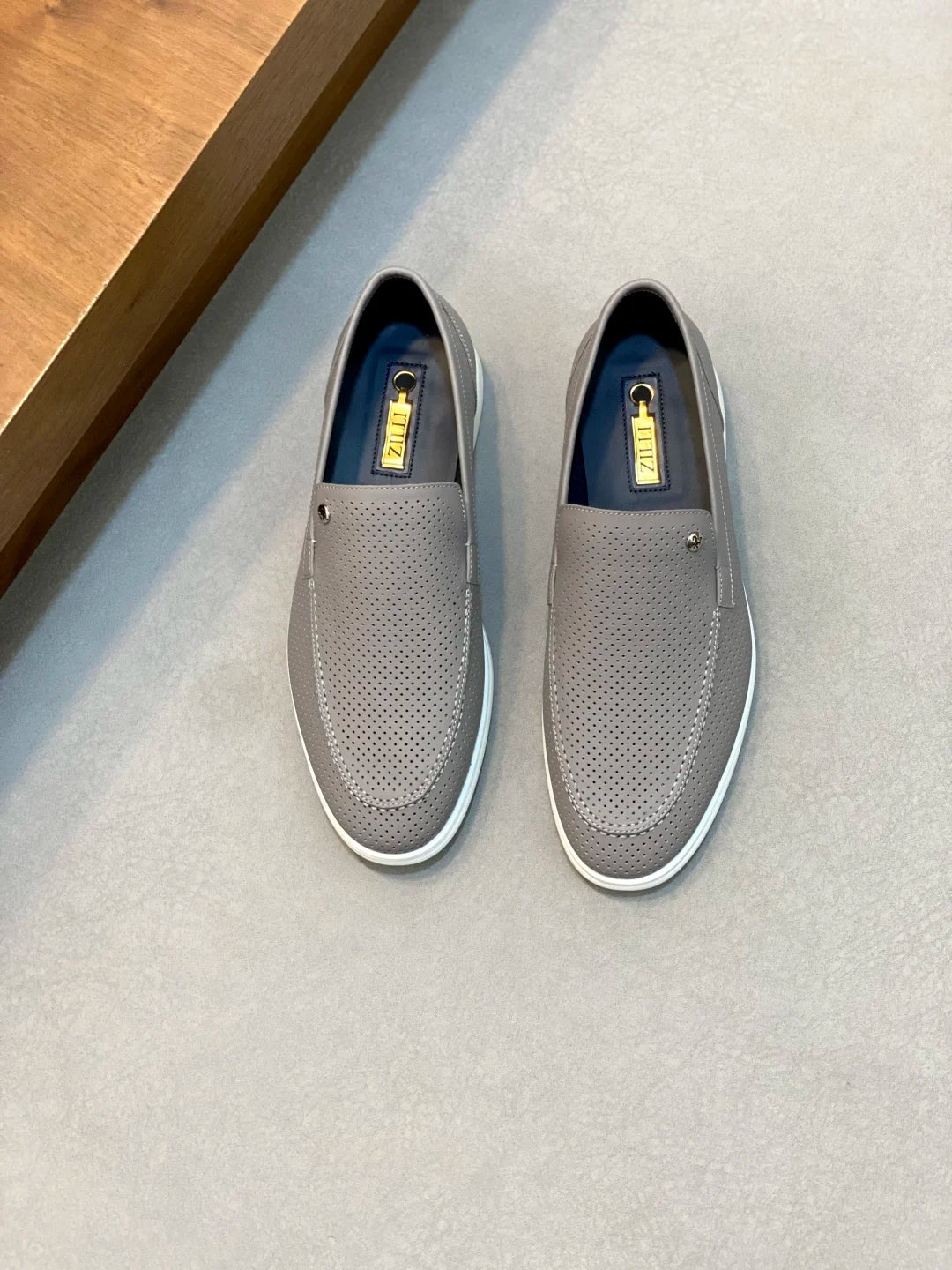 OECHSLI Shoes Cowhide Suede 2025 new breathable comfortable quality genuine leather comfort Men‘s European big size 38-46