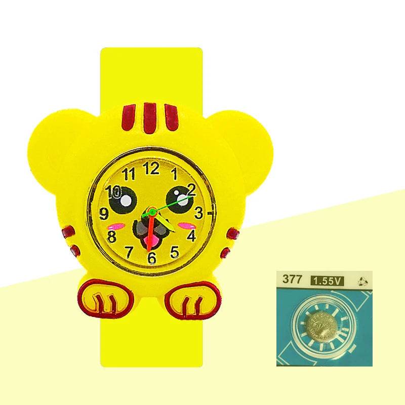 Baby Birthday Gift Children Toys Watches Cartoon Animal Dial Bracelet Kids Watches for Boy Girl 2-15 Years Old Child Clock - AIAZ