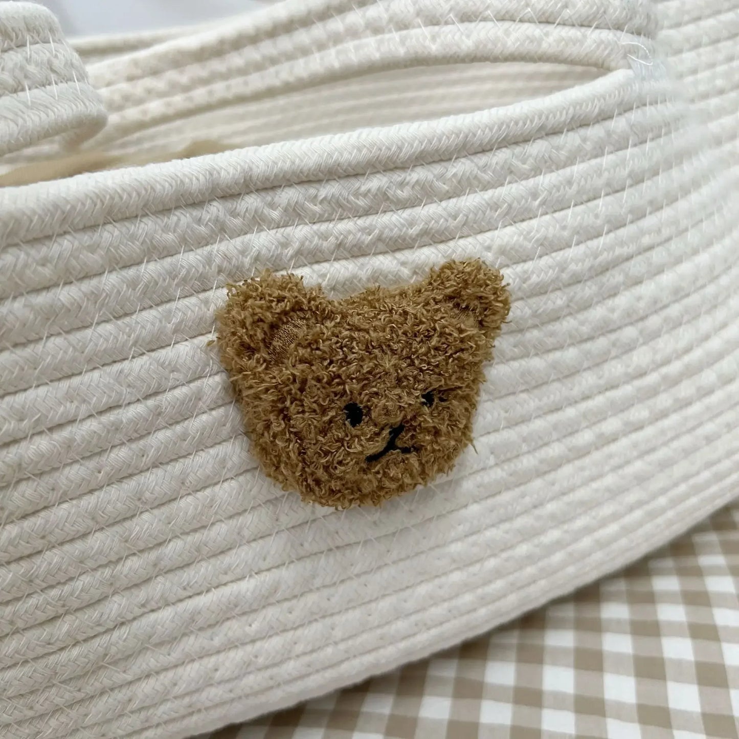 Ins Newborn Hand Basket Cotton Rope Woven Crib Baby Cradle Portable Outdoor Sleeping Infant Accessories Photography Props Gifts