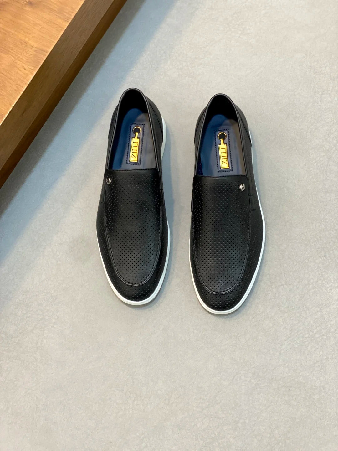 OECHSLI Shoes Cowhide Suede 2025 new breathable comfortable quality genuine leather comfort Men‘s European big size 38-46