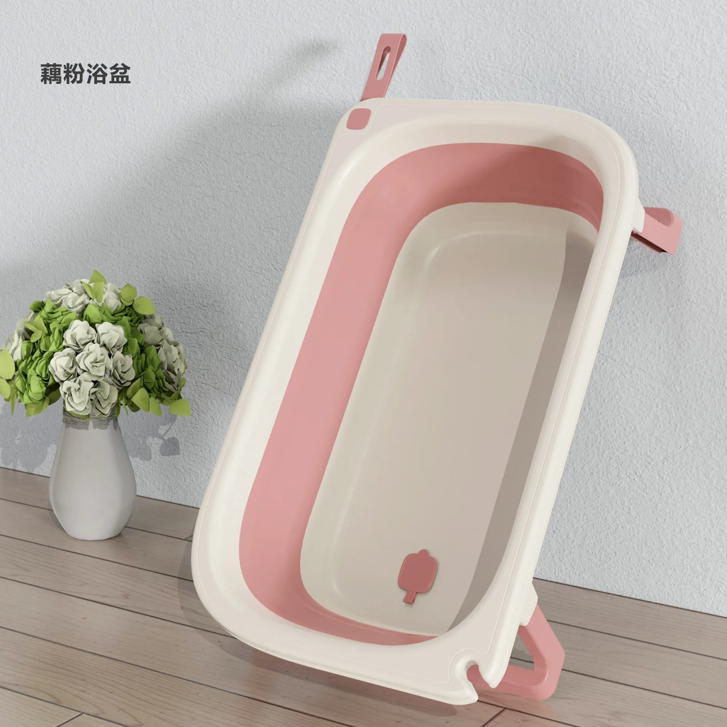 Children's Folding Bathtub Household Portable Baby Bathtub Sitting and Lying Neonatal Large Bath Bucket Baby Bath Bucket Set
