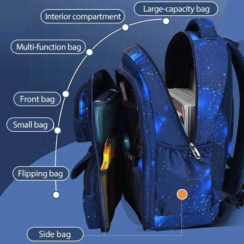 Back to School Adjustable Kids School Backpack for Boys Girls Lightweight Growth Design Waterproof Elementary Primary school Boo - AIAZ