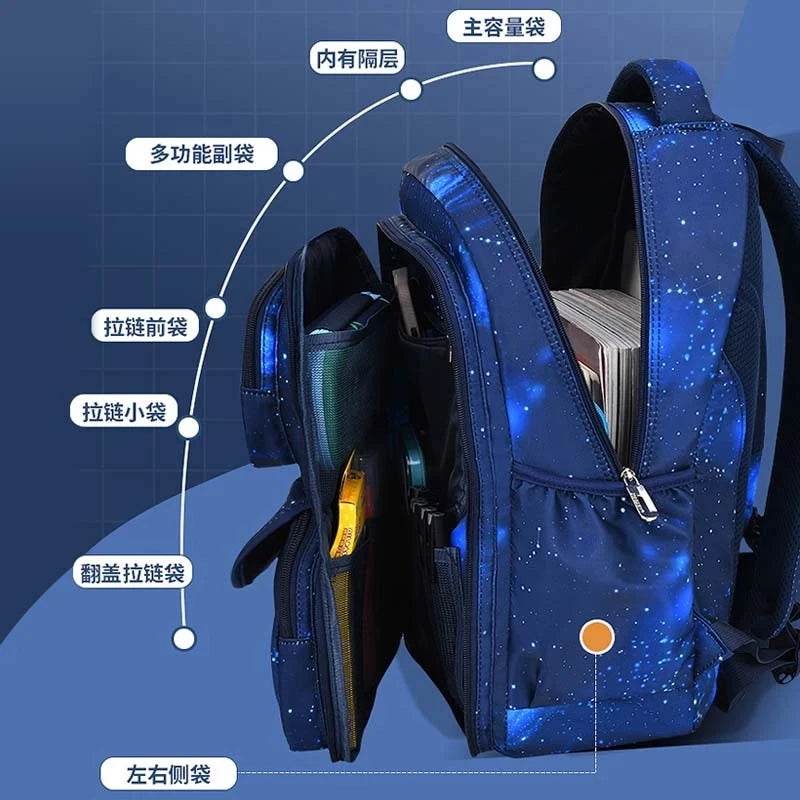Back to School Adjustable Kids School Backpack for Boys Girls Lightweight Growth Design Waterproof Elementary Primary school Boo - AIAZ