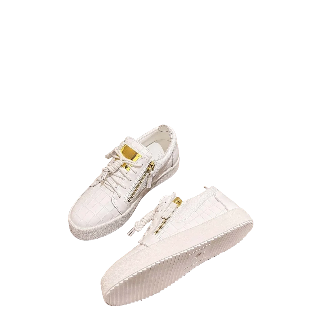 Top Quality Casual Sneakers for Men Brand Designer Women Tennis shoes Luxury Genuine Leather GZ Loafers Sports shoes 35-48 G0260