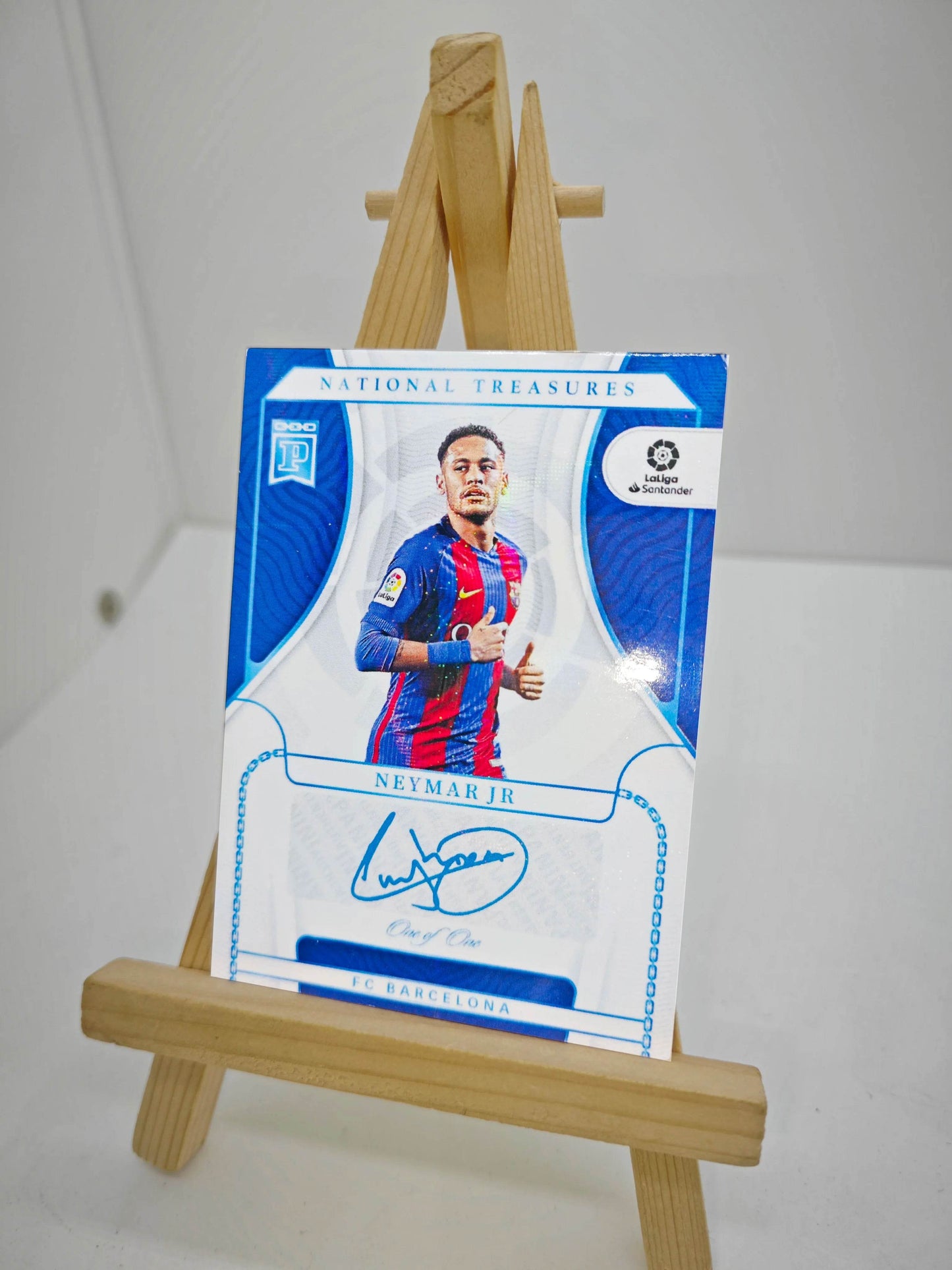 Panini collectible card laser flash DIY Messi Cristiano Ronaldo Kylian Mbappe David Beckham Card bricks Holiday gifts 1.5mmthick - AIAZ