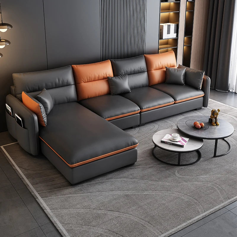 Modern Aesthetic Living Room Sofas Soft Cheap Chinese Save Space Lounge Living Room Sofas European Koltuk Takımı Home Furniture