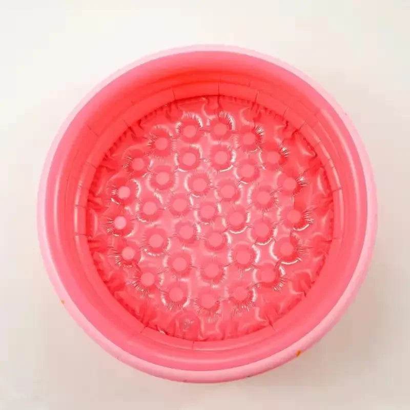 Reusable Inflatable Swimming Pool Double Layer Garden Portable Thickened For Kids Water Toys Party Round Indoor Outdoor Paddling - AIAZ