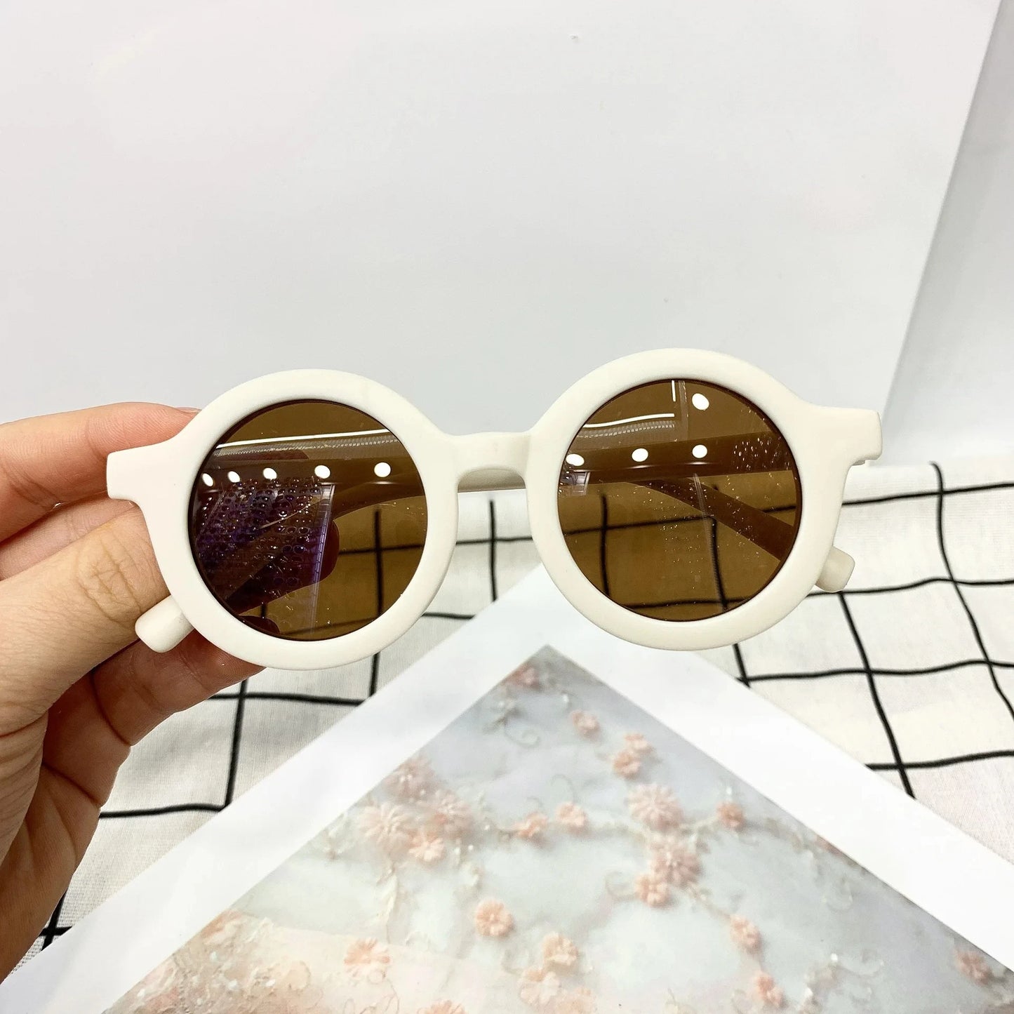 2024 new children's sunglasses yuanchaotong UV400 plastic glasses sunglasses