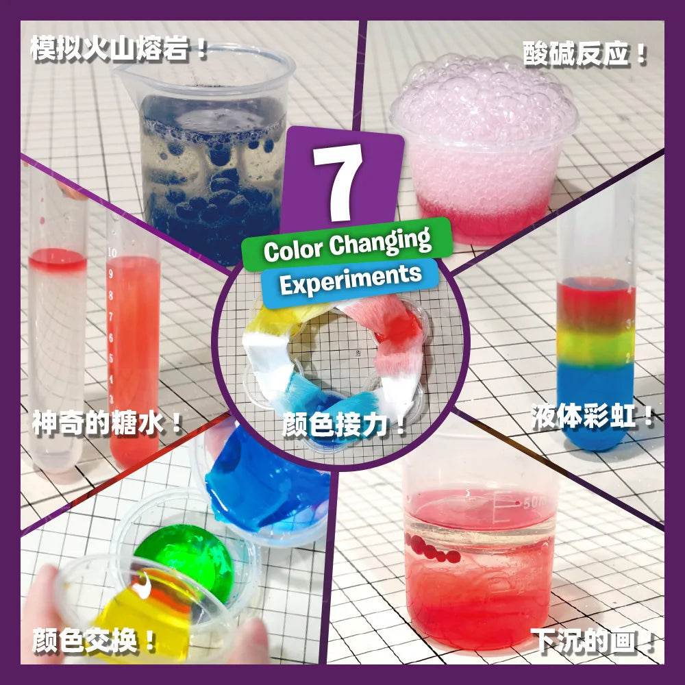 9 SET Science Experiment Kit Magic Science TOY Handmade DIY Soap Puzzle STEM TOYS for Kids Funny Science experiment Explore Gift - AIAZ