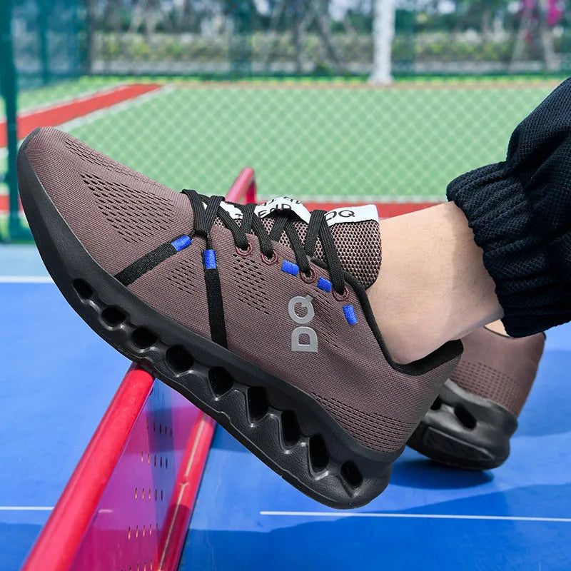 Men's Running Shoes Breathable Lightweight Shock Absorption Athletic Gym Training Sneakers Non-Slip Comfortable Sports Shoes