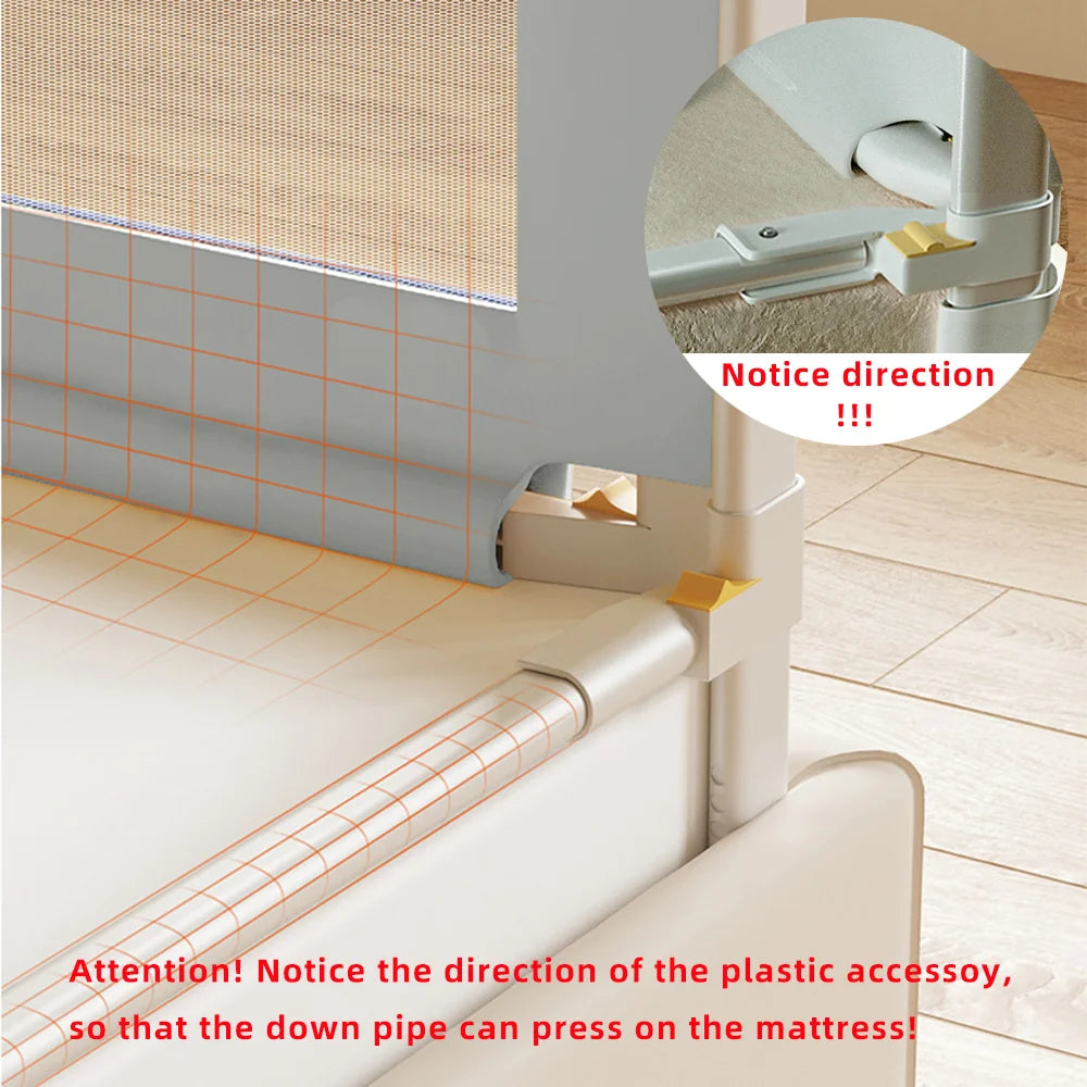 PANGDUBE 1pc Baby Bed Guardrail Bed Rail Guard for Kid Fence for Bed Protective Barrier for Bed Safety Railing for Children Bed
