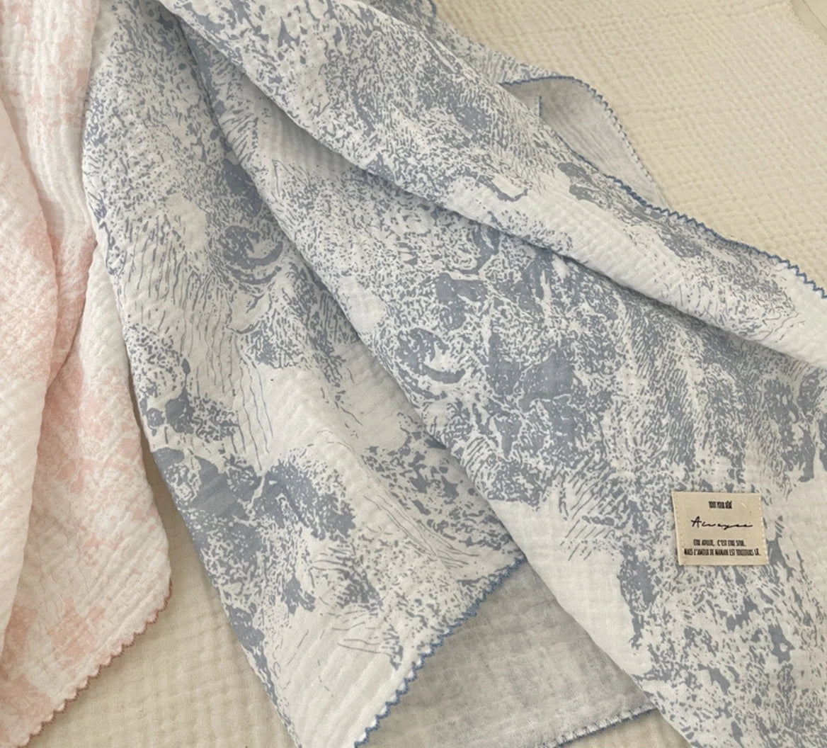 Muslin Swaddle Blankets Newborn Summer Baby Blanket Cotton Infant Swaddle Wrap Receiving Blanket For Crib Stroller Sleeping Item