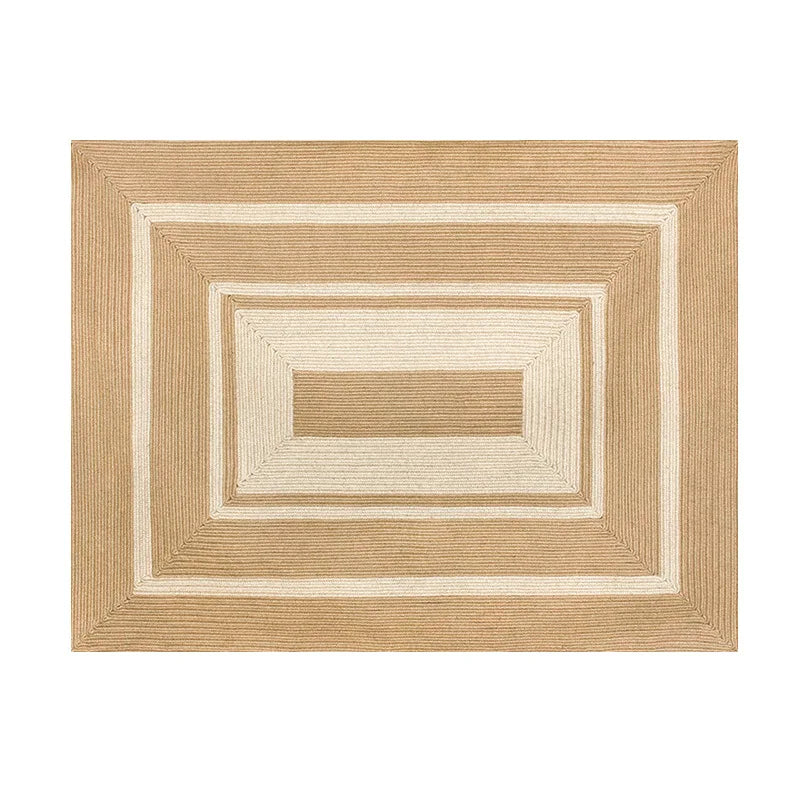 Living Room Carpet Home Decoration Natural Jute Hand Woven Bedroom Rug Fashion Minimalism Wear-resistant Durable Breathable Mat