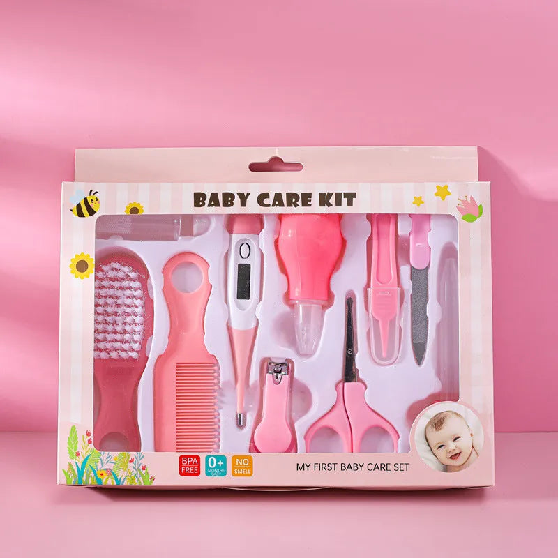 Newborn daily nail Care kit Nail clipper tool Health kit Thermometer Comb Care kit