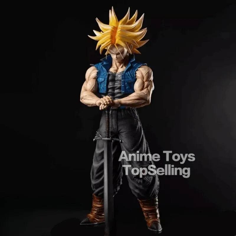25cm/9.84in Anime Dragon Ball Z Figure Trunks Action Figures Pvc Statue Collection Model Toys for Children Gifts - AIAZ