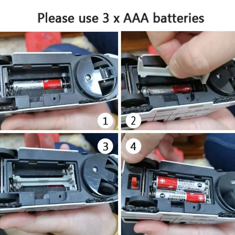 Kids DIY Simulation High Speed Railway Train Toy Car Electric Sound Light Model Train Educational Toys for Boys Girls Gift - AIAZ