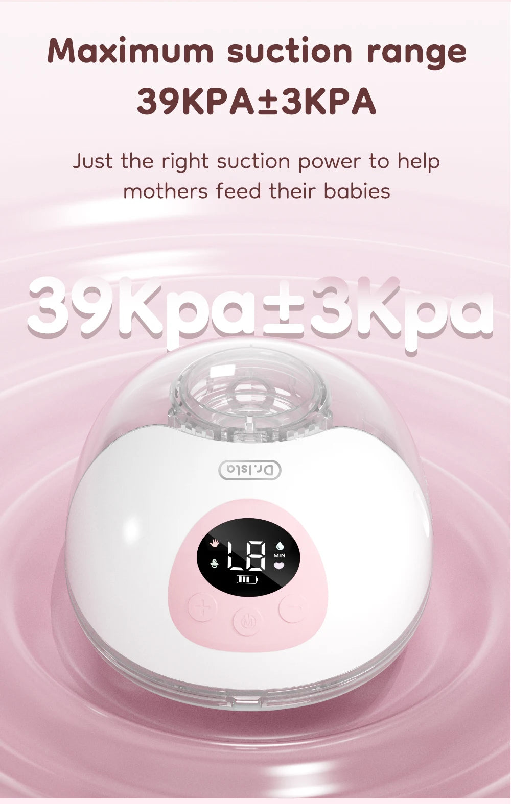 MAMIJOY 2PCS Wearable Electric Breast Pump 4 Modes 36Suction Levels Silent Leak-Proof Hands Free Breast Pumps Breastfeeding EB50
