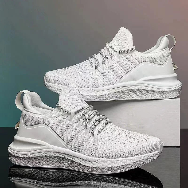 Classic Mijia Sneakers 4 Upgrade Men Fashion Breathable Shock-absorbing Sports Running Shoes Flying Woven Male Non-Slip Shoes