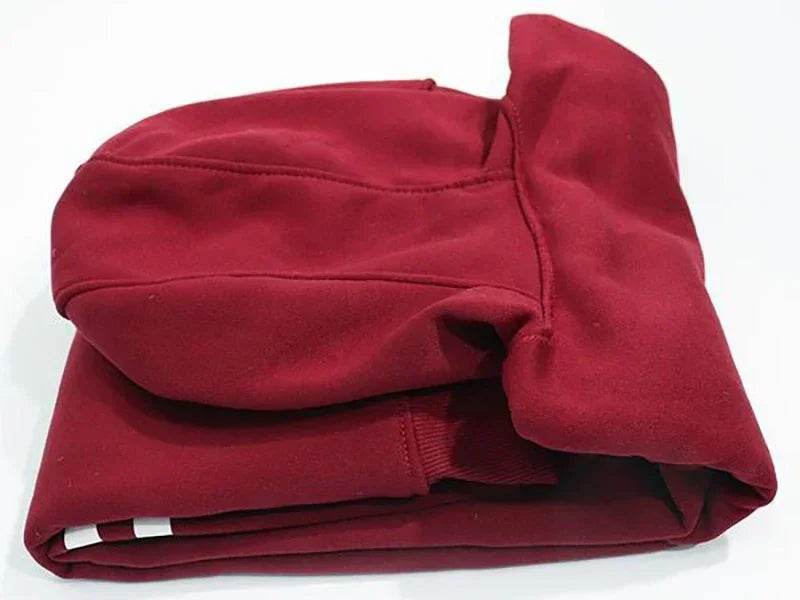 Fashion Women'S Hooded Autumn And Winter Fleece Stripe Hoodies/Sweater For Women Casual Hockey Mom Printed Long Sleeve Pullover - AIAZ